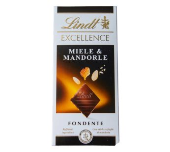 Чорний шоколад Lindt Excellence Мед і Мигдаль 100 г