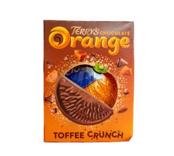 Шоколадний апельсин Terry’s Orange Chocolate Toffee Crunch Хрустка карамель 152 г