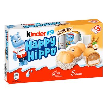 Печиво Kinder Happy Hippo Haselnuss 135 г